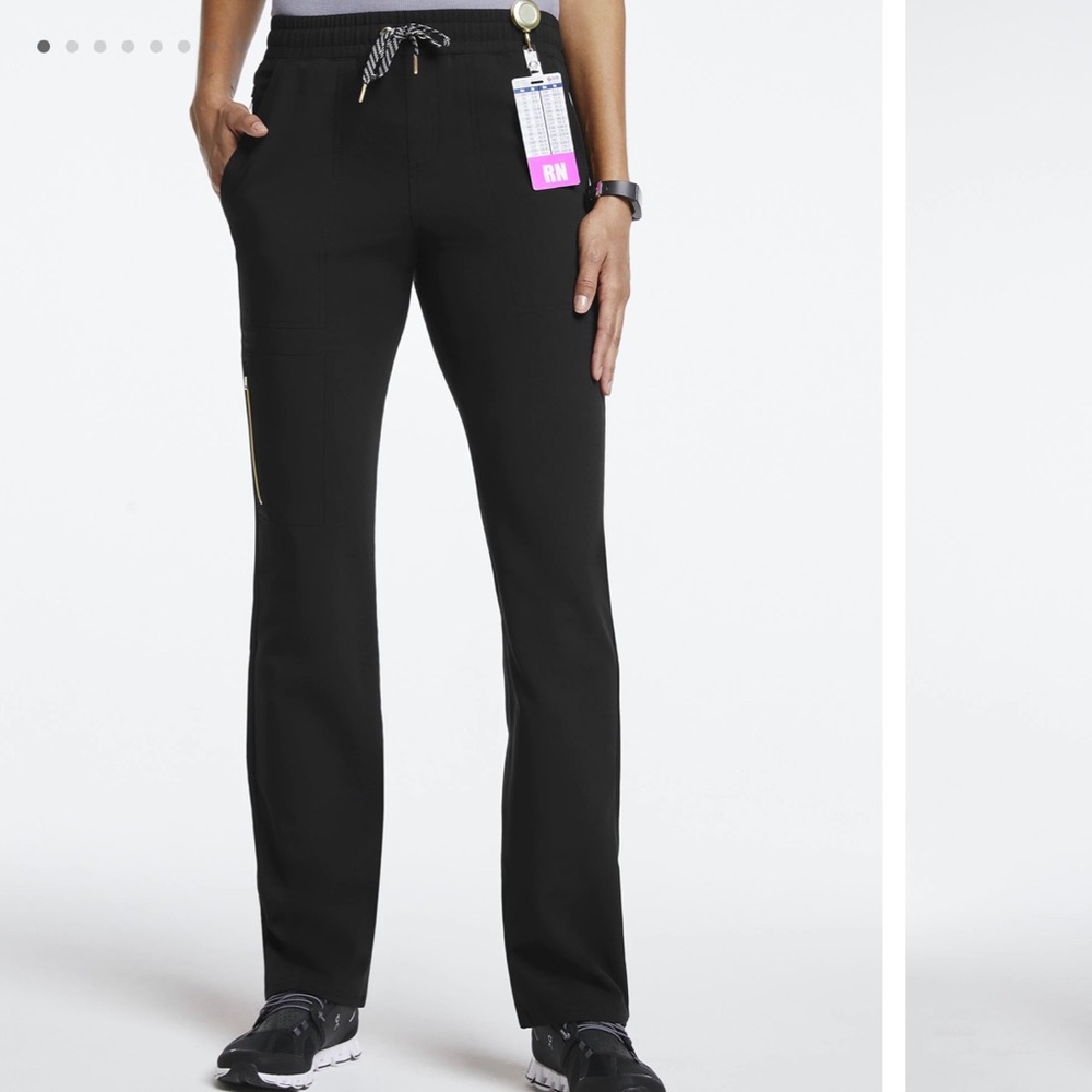 Jaanuu scrub bottoms black